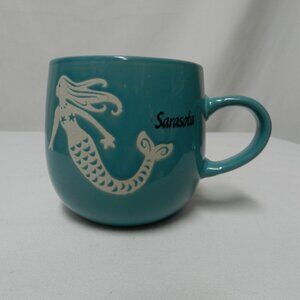 Cape Shore Mermaid Sarasota blue Mug Cup blue dish micro safe Sea Nautical